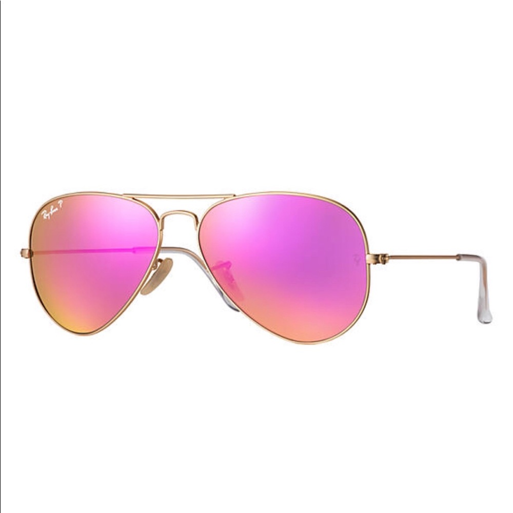 Pink ray ban aviators